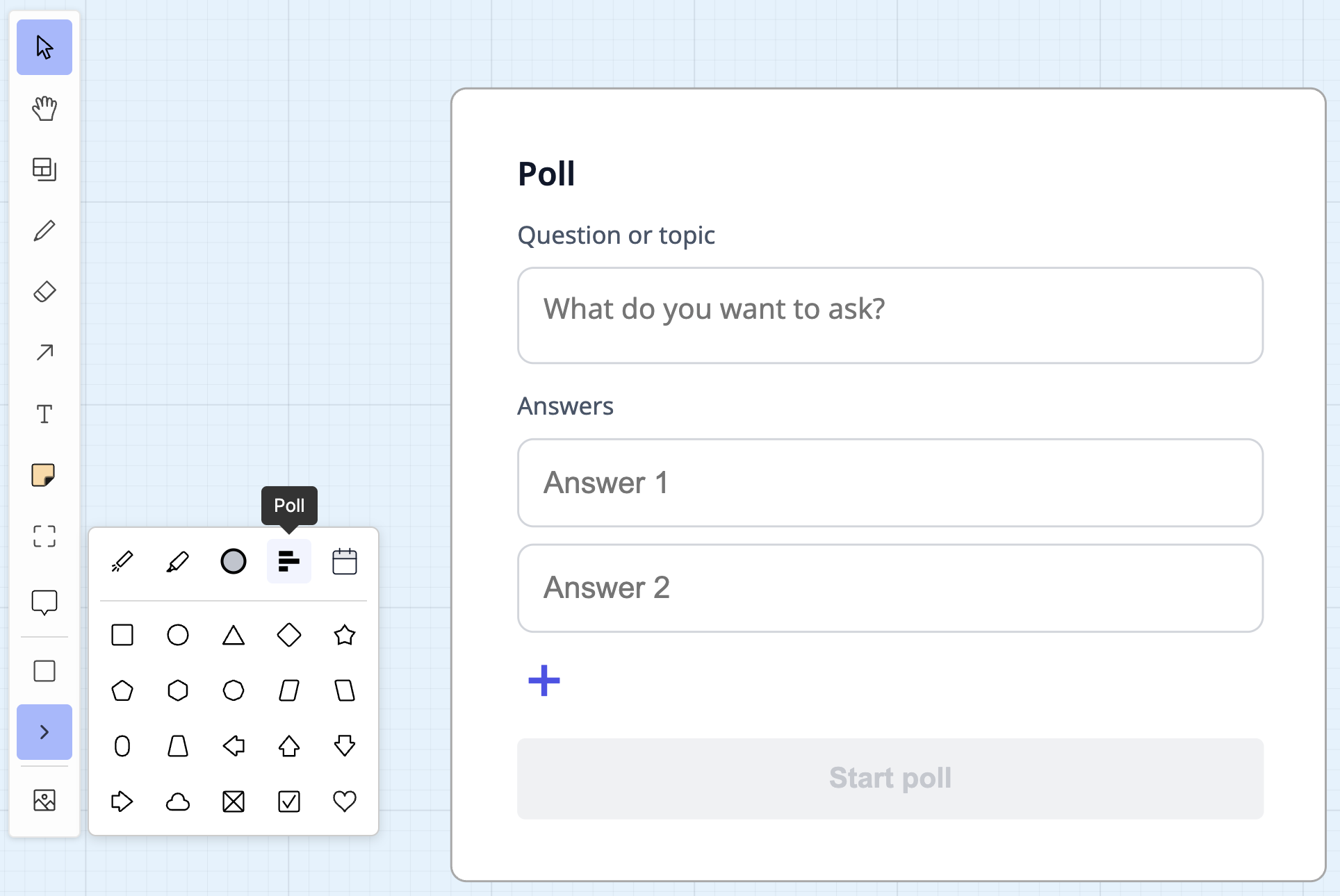 Interactive Poll Component